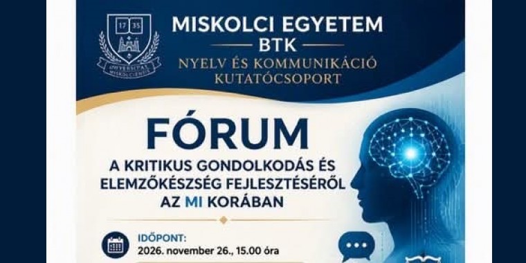 FORUM: Kritikus gondolkodás és elemzőkészség fejlesztéséről az MI korában